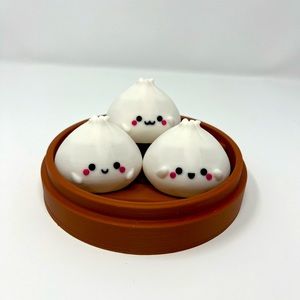 3D Printed Kawaii DimSum Dumplings